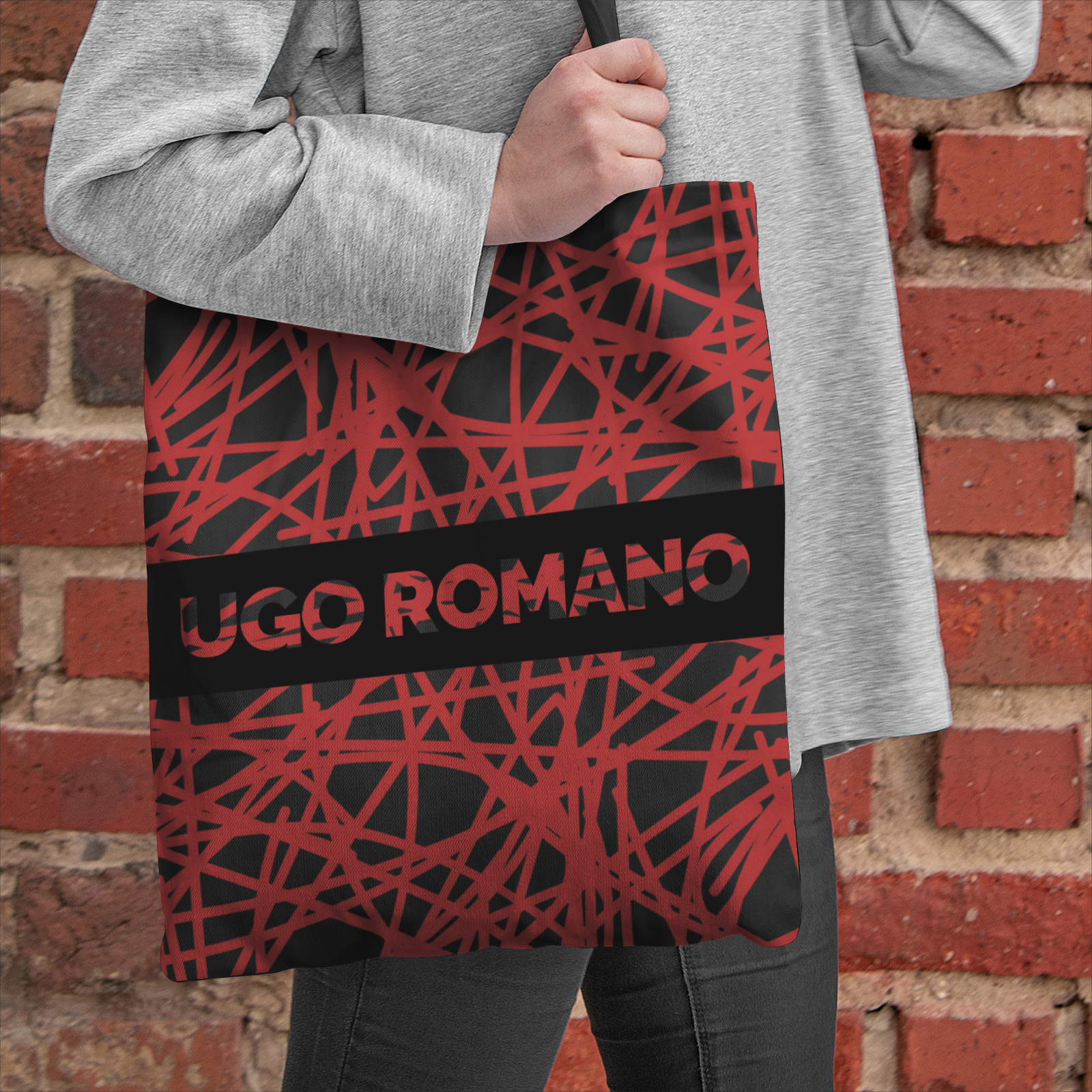 Heavy Duty and Strong Natural Cotton Canvas Tote Bag - UGO ROMANO URTB029