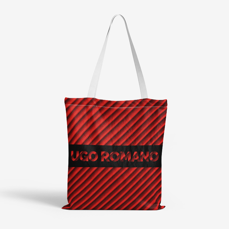 Heavy Duty and Strong Natural Cotton Canvas Tote Bag - UGO ROMANO URTB022