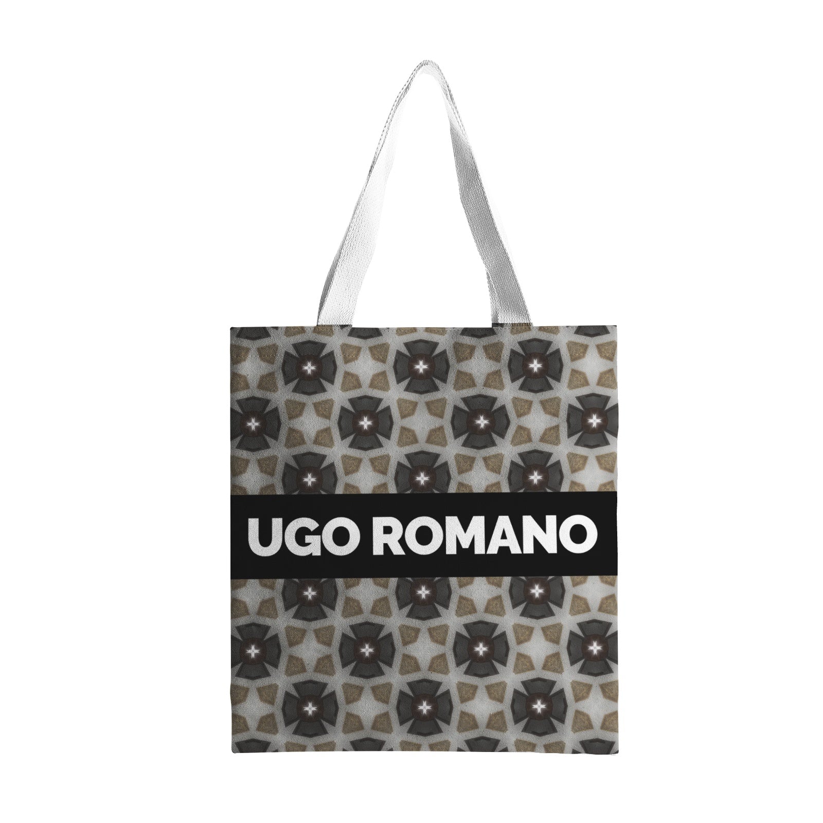 Heavy Duty and Strong Natural Cotton Canvas Tote Bag - UGO ROMANO URTB041
