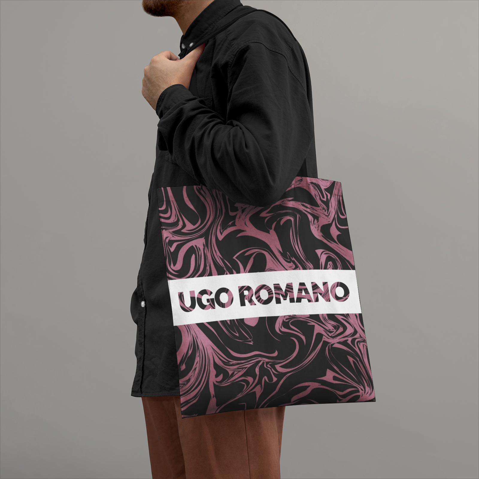 Heavy Duty and Strong Natural Cotton Canvas Tote Bag - UGO ROMANO URTB044