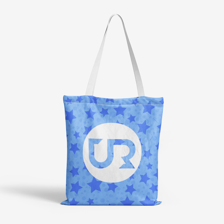 Heavy Duty and Strong Natural Cotton Canvas Tote Bag - UGO ROMANO URTB010