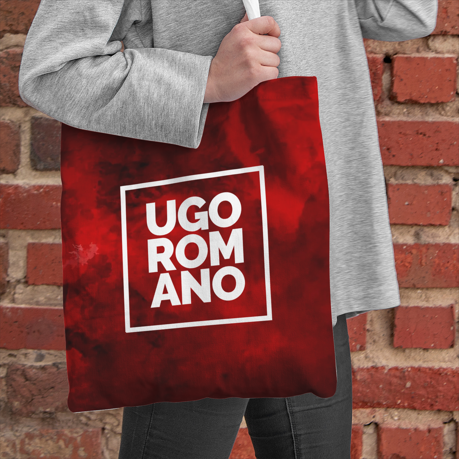 Heavy Duty and Strong Natural Cotton Canvas Tote Bag - UGO ROMANO URTB047