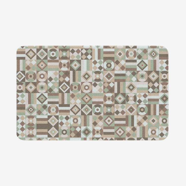 Microfiber Chevron Non-Slip Soft Kitchen Mat Bath Rug Doormat - UGO ROMANO URBDM028
