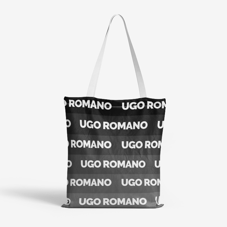 Heavy Duty and Strong Natural Cotton Canvas Tote Bag - UGO ROMANO URTB040