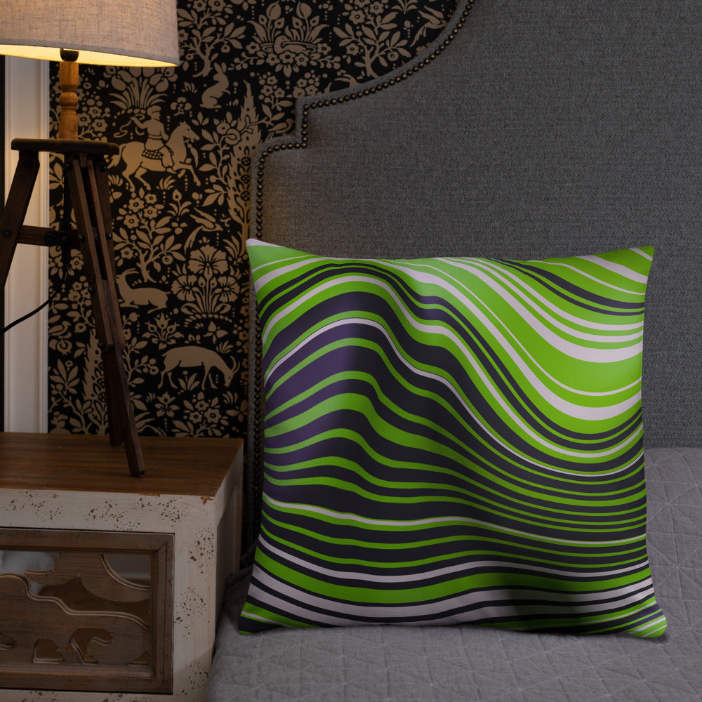 3D Green Abstract Throw Pillow - Feed Ur Closet PA048 - feedurcloset