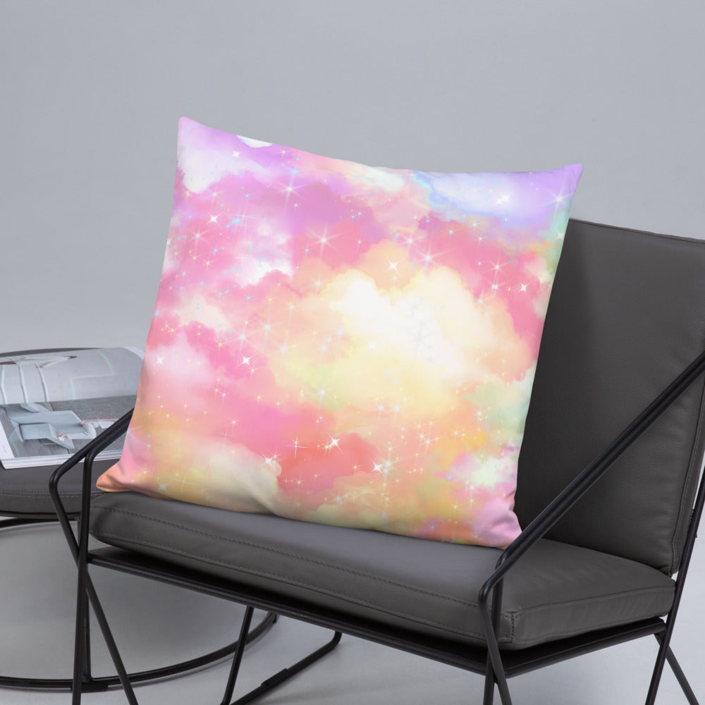 Colored Magic Clouds Throw Pillow - Feed Ur Closet PA050 - feedurcloset