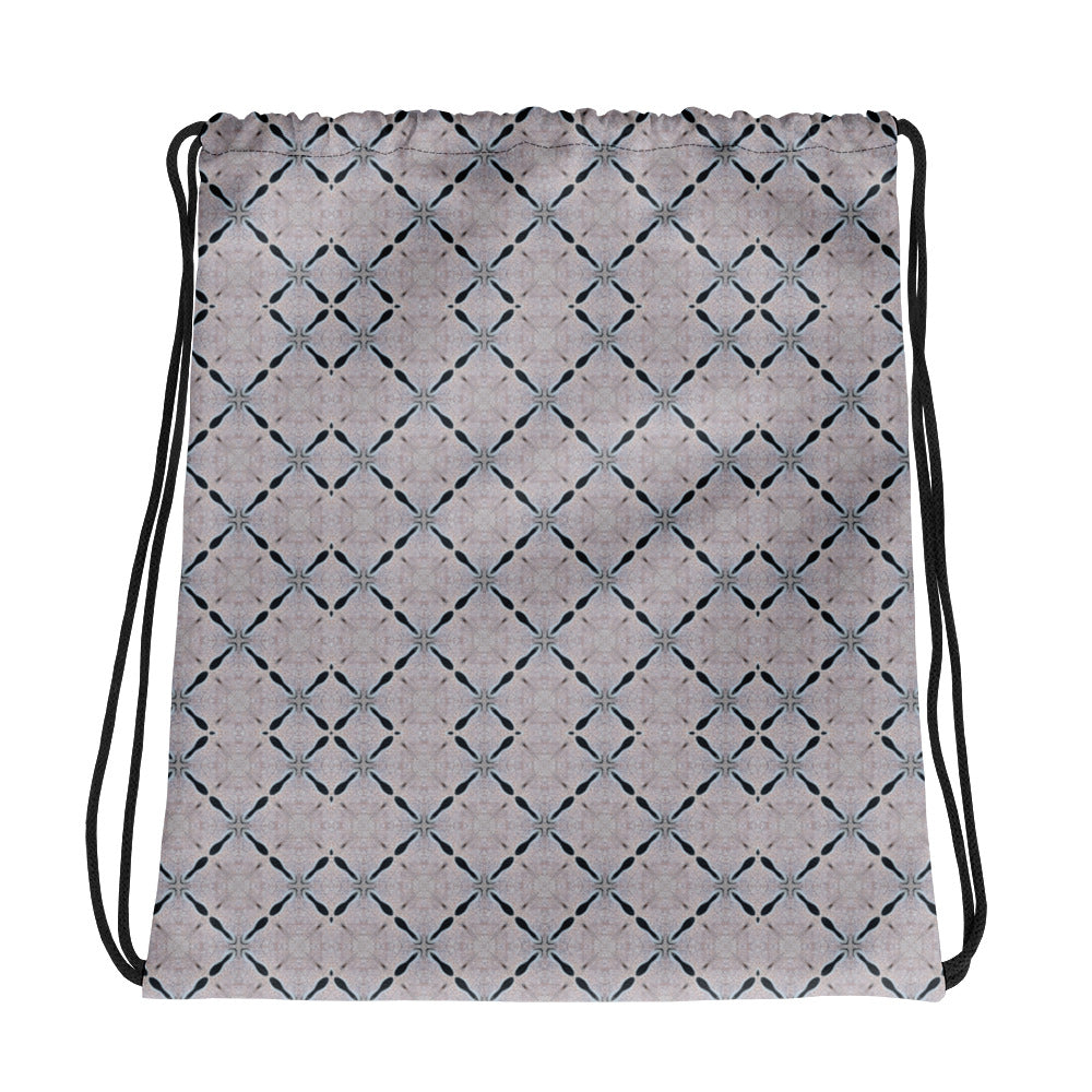 Geometrical Abstract Arabesque Drawstring bag - feedurcloset