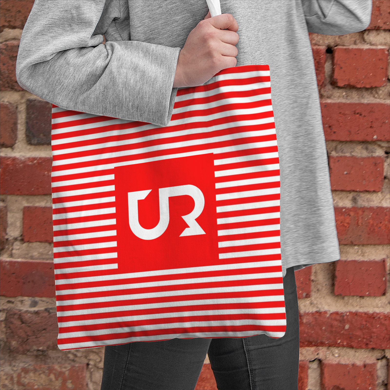 Heavy Duty and Strong Natural Cotton Canvas Tote Bag - UGO ROMANO URTB038