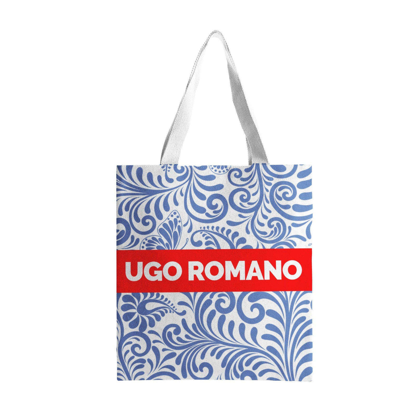 Heavy Duty and Strong Natural Cotton Canvas Tote Bag - UGO ROMANO URTB032