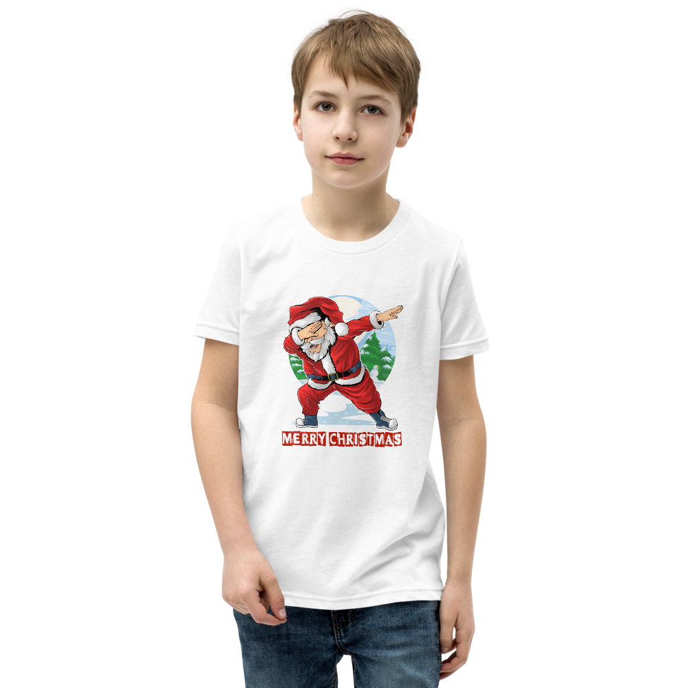 Dancing Santa Youth Short Sleeve T-Shirt - feedurcloset