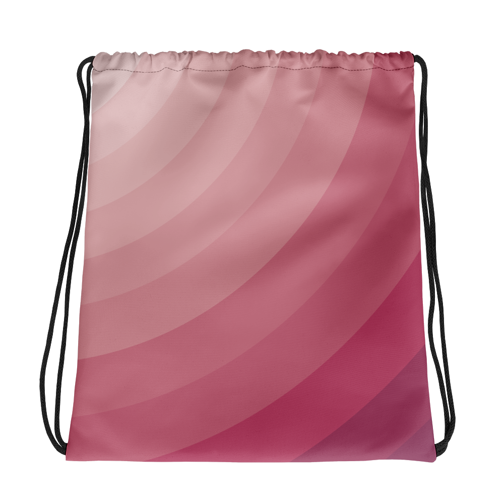 Pink Tones Pattern Drawstring bag - feedurcloset