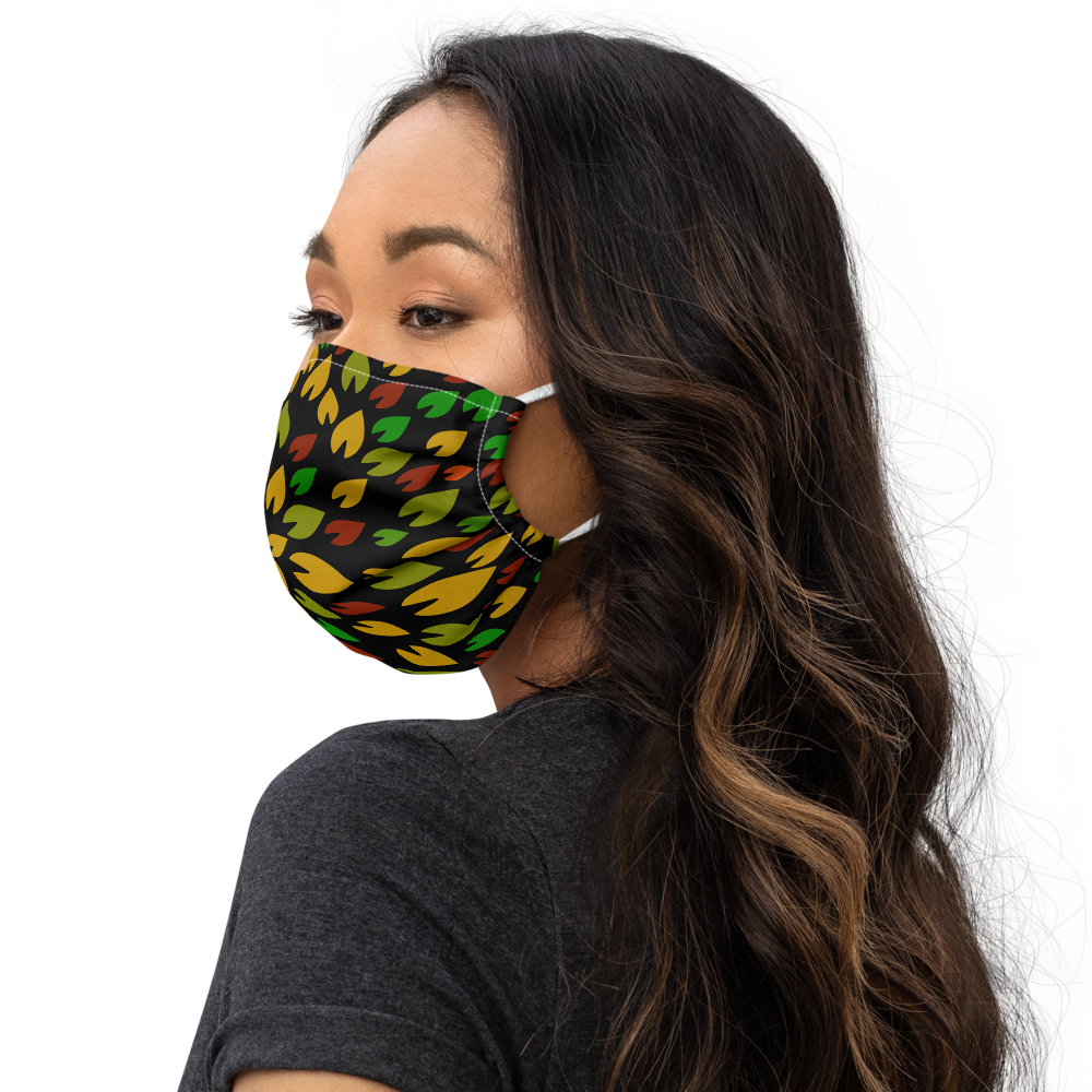 Fall Leaves Floral Pattern Face Mask - feedurcloset