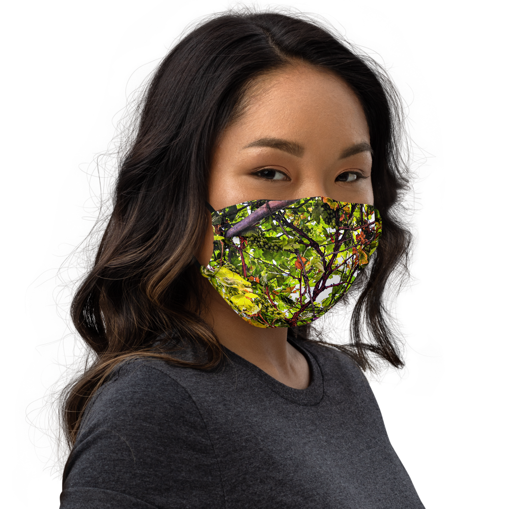 Green Grapes Tree Face Mask - feedurcloset