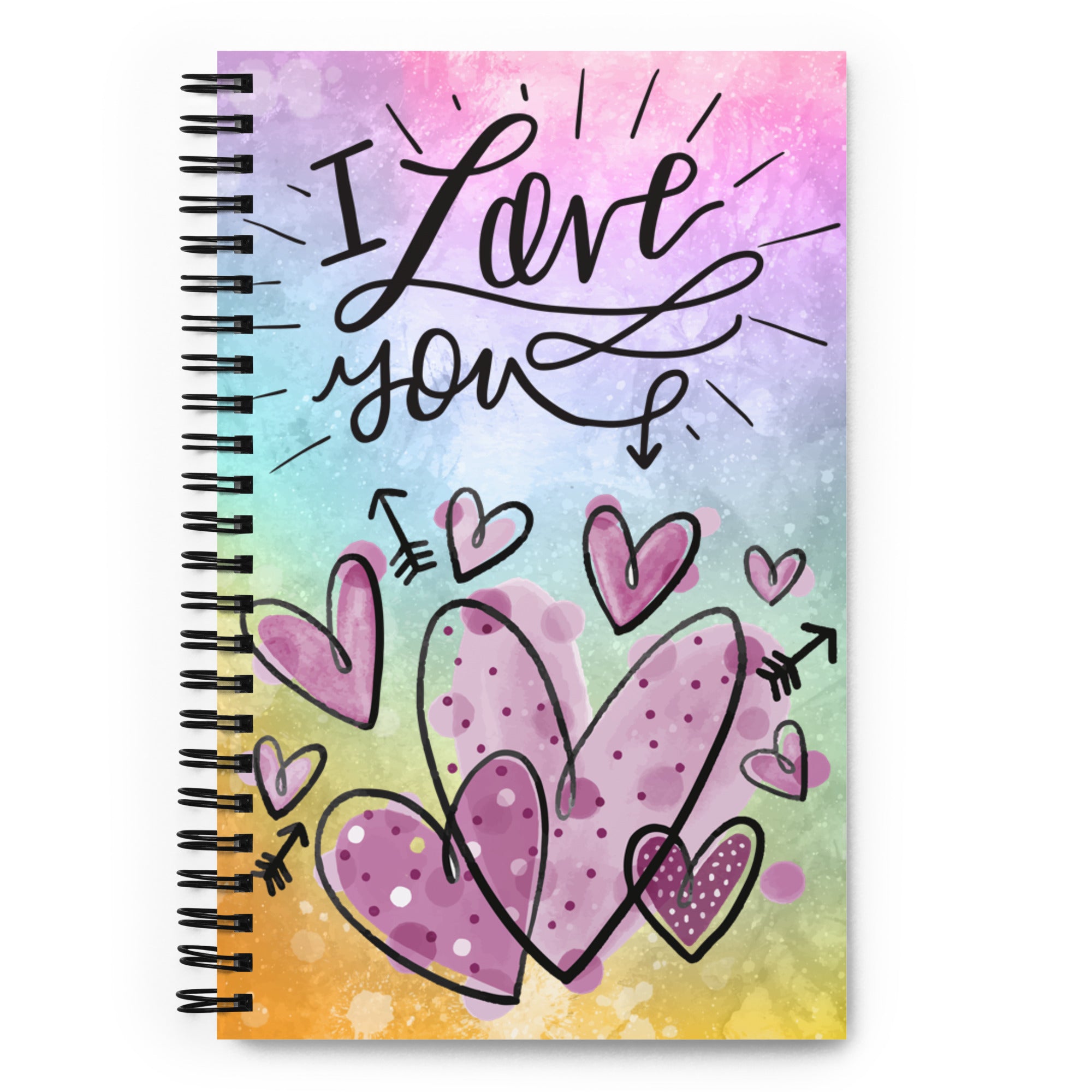 I LOVE YOU SPIRAL NOTEBOOK SN001