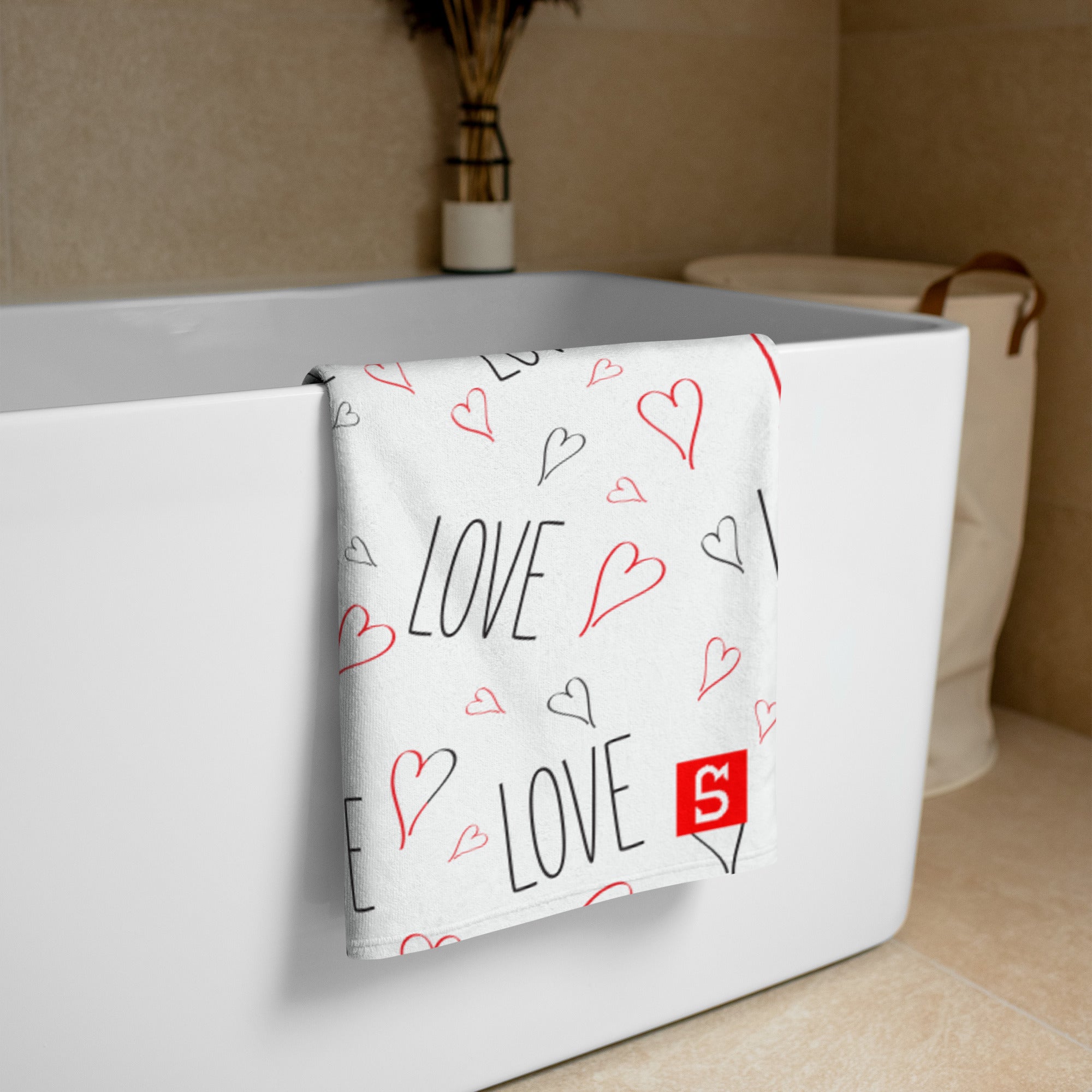 LOVTE & HEARTS TOWEL - UR TL002 - feedurcloset