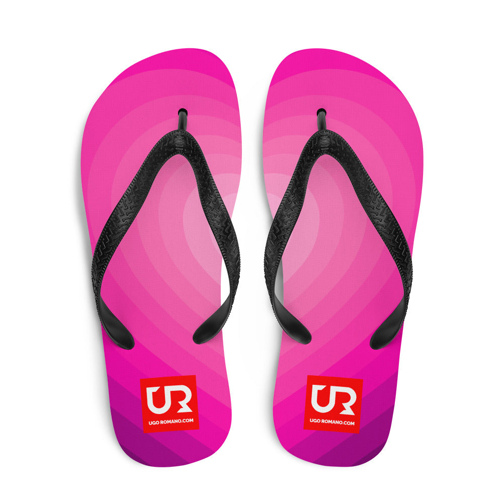 PINK TONES PATTERN FLIP-FLOPS - URFF007