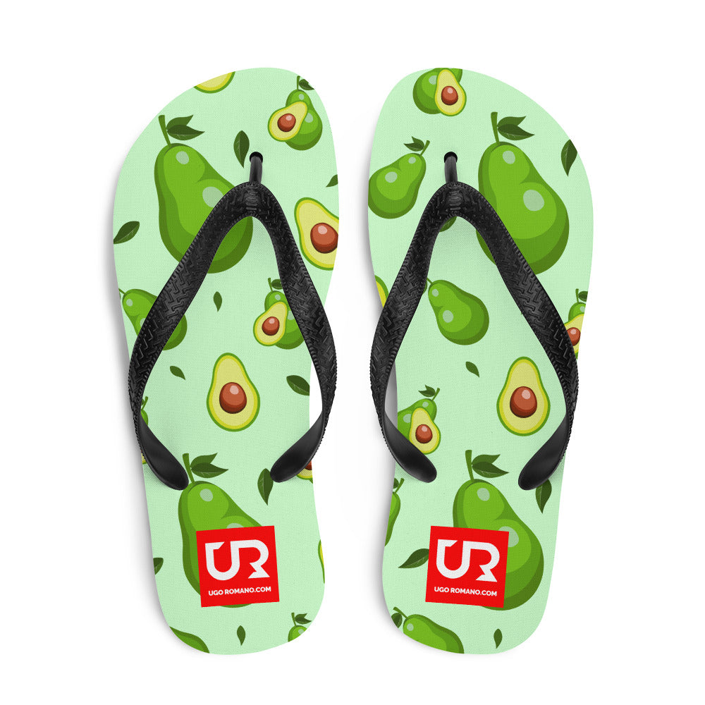 AVOCADO SUMMER PATTERN FLIP-FLOPS - URFF018