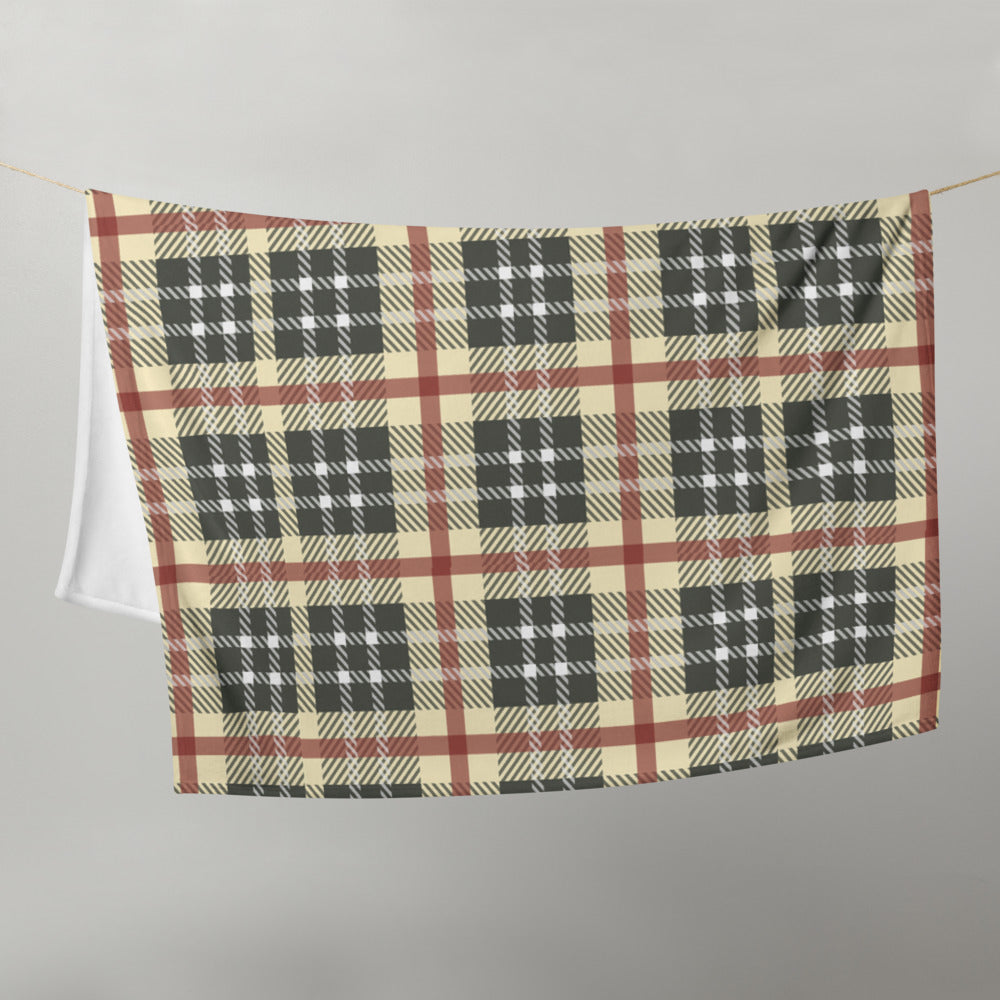 SCOTTISH TARTAN THROW BLANKET - FEED UR CLOSET BT012 - feedurcloset