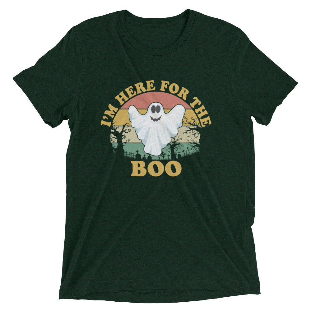 I'M HERE FOR THE BOO MEN'S SHORT SLEEVE T-SHIRT - feedurcloset